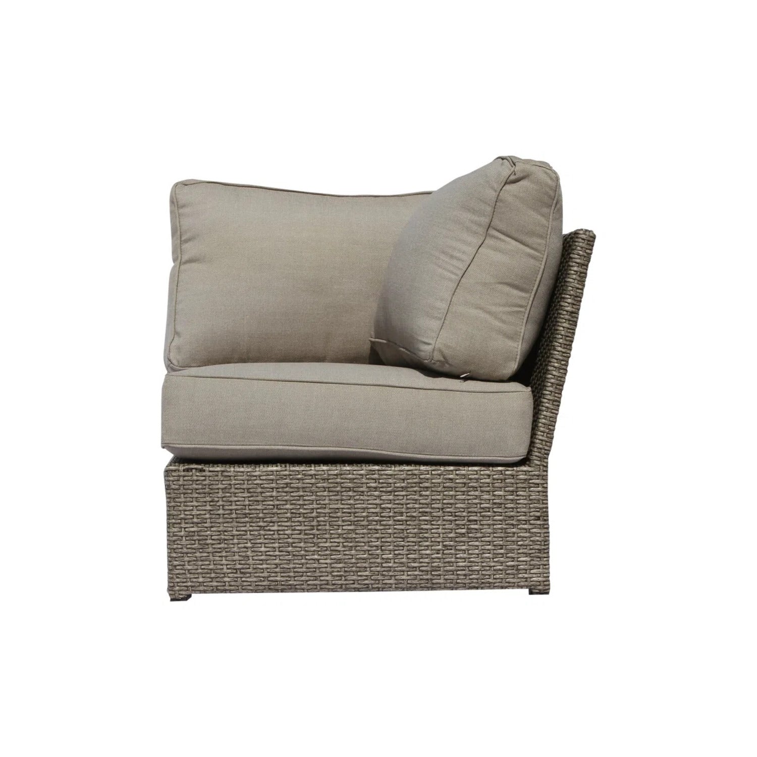 6-Piece Wicker Patio Seating Group – Mixed Gray