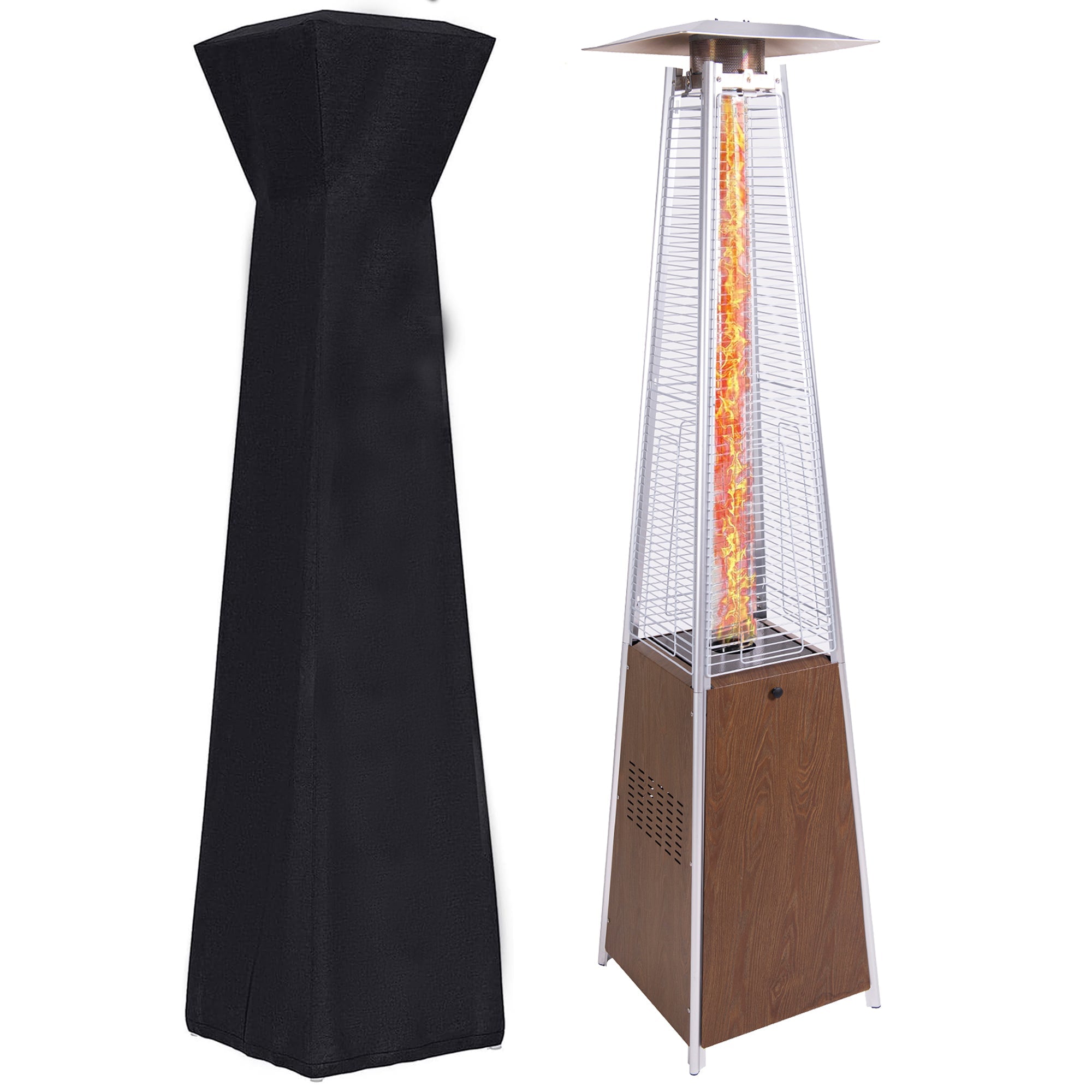 48,000 BTU Stainless Steel Propane Patio Heater