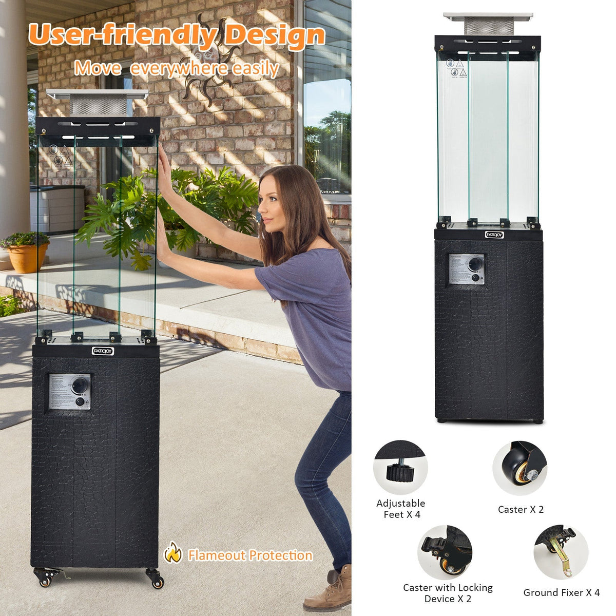 41,000 BTU Propane Patio Heater