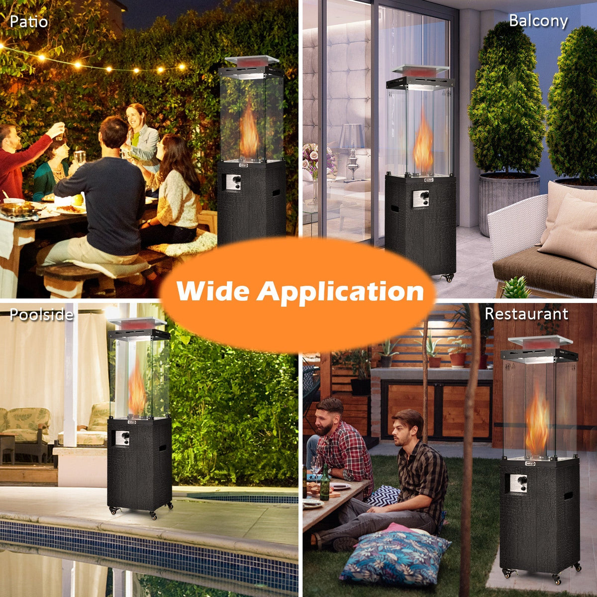 41,000 BTU Propane Patio Heater