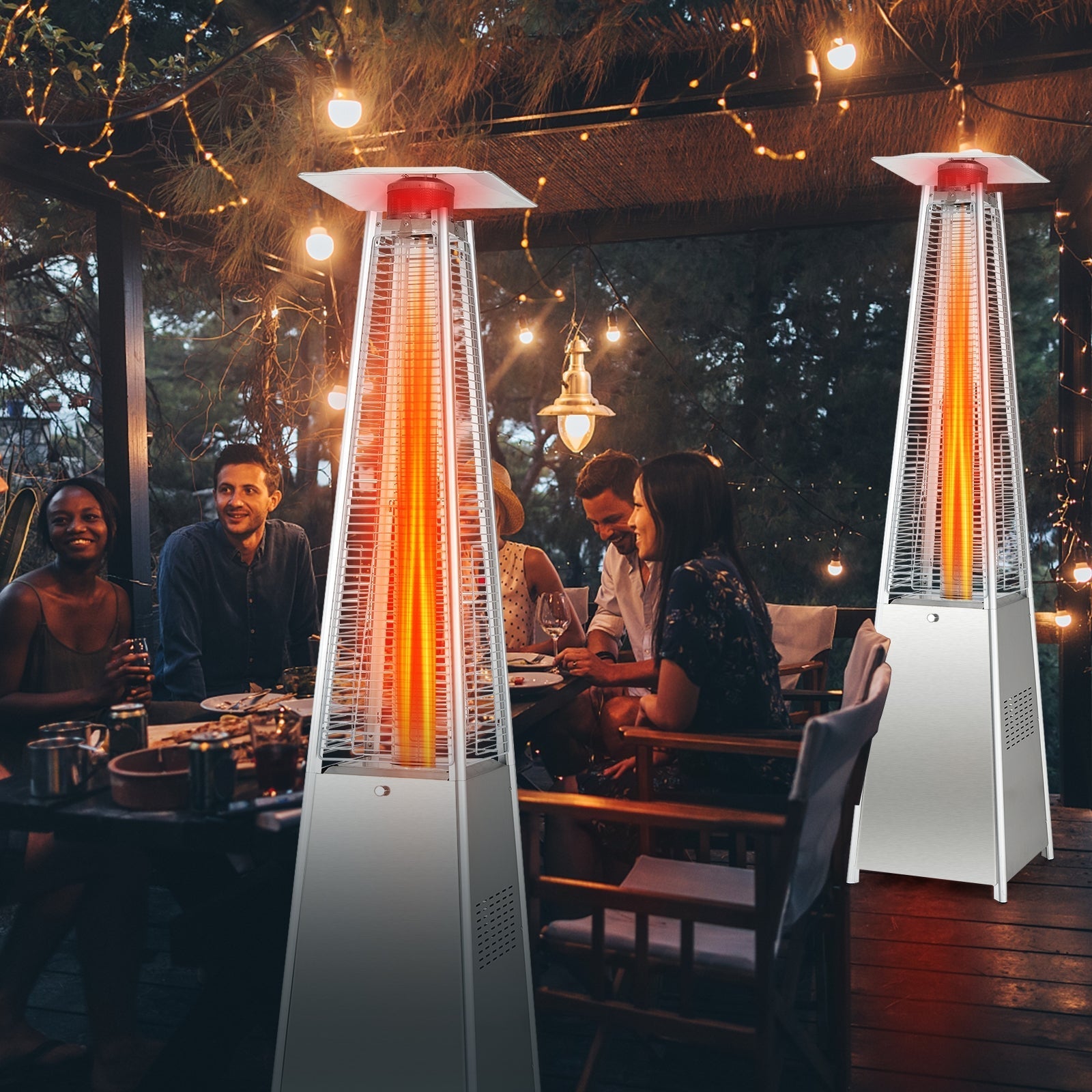 DirectDeals 42,000 BTU Pyramid Patio Heater