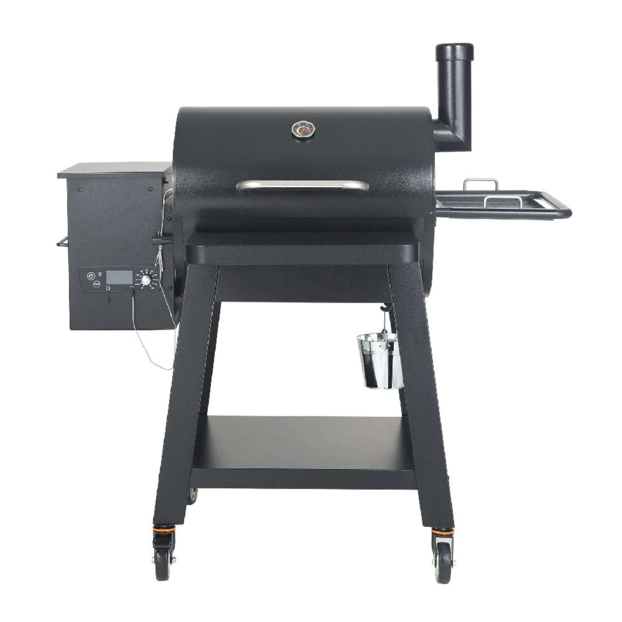 Saksby 53" Heavy Duty Portable Wood Pellet BBQ Grill with Cart