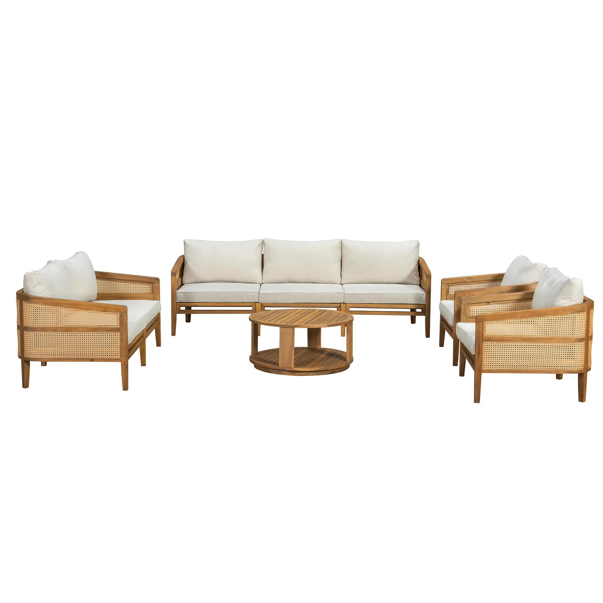 5-Piece Rattan Patio Furniture Set