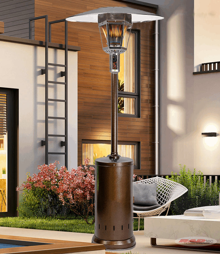 96" Real Flame Propane Patio Heater - Antique Bronze Finish (40,000 BTU)
