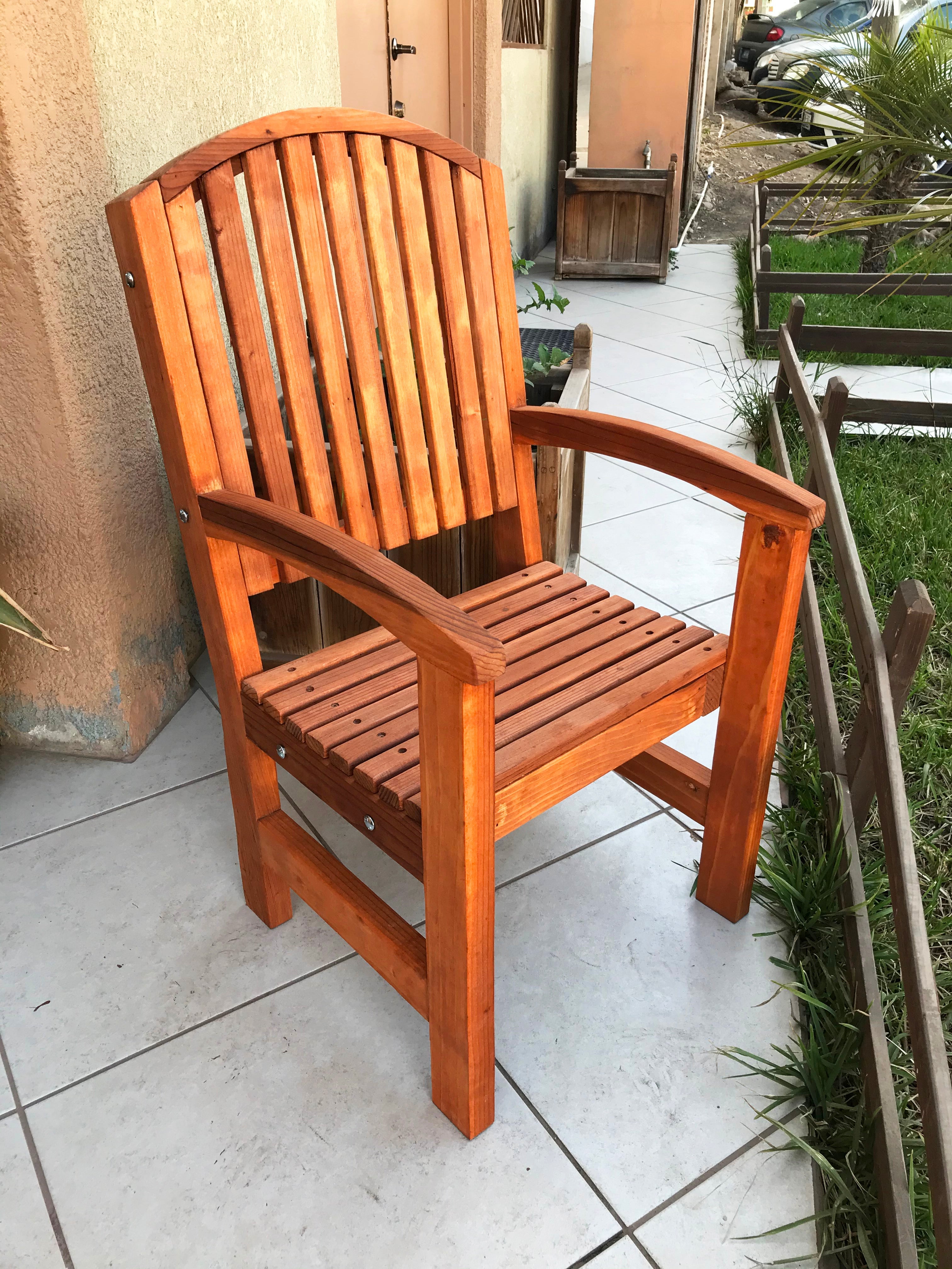 Best Redwood Solid Dining Chair