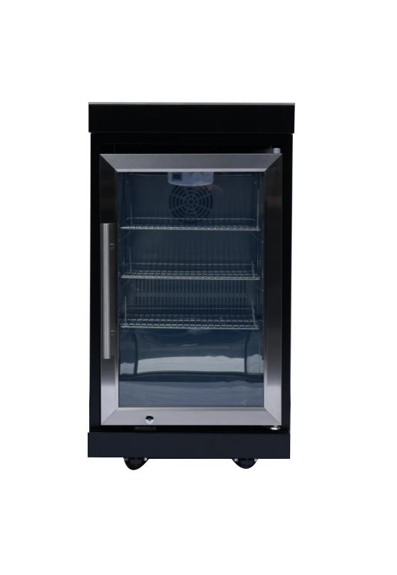 85" Stainless Steel Outdoor Kitchen Grill Island with Wine Cooler