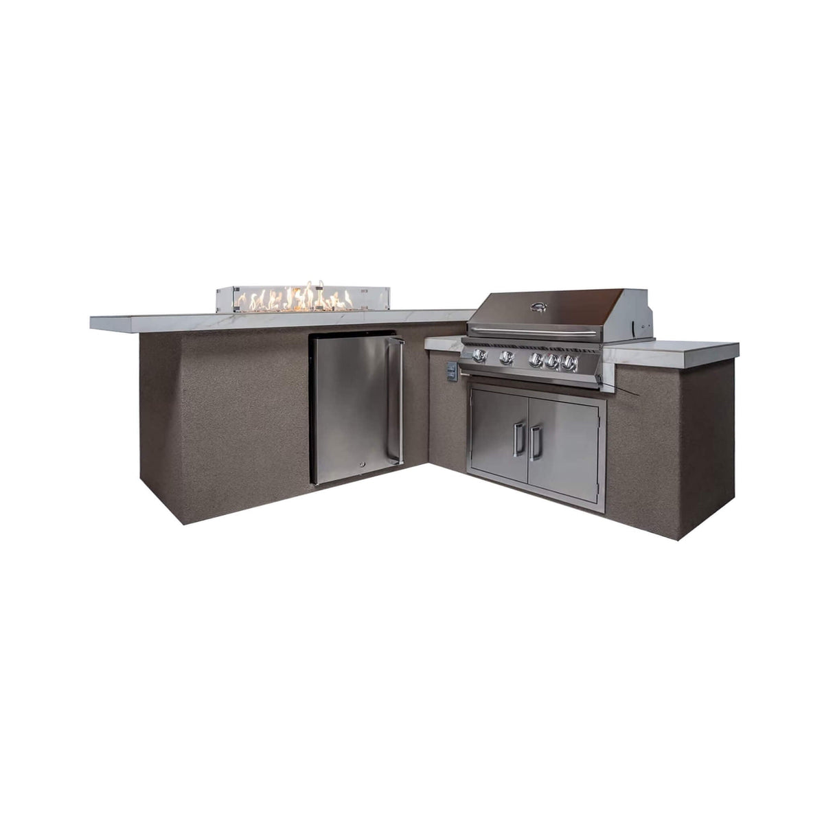 KoKoMo Grills Baja 7'6"x9' BBQ Island