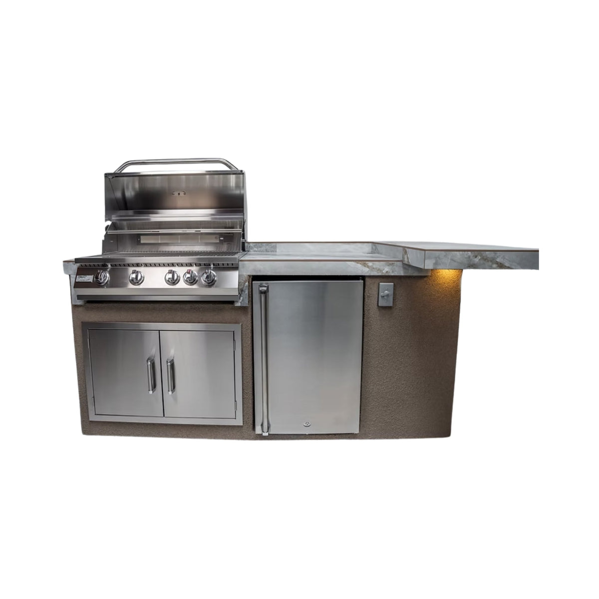 KoKoMo Grills St. John 7'6" BBQ Island