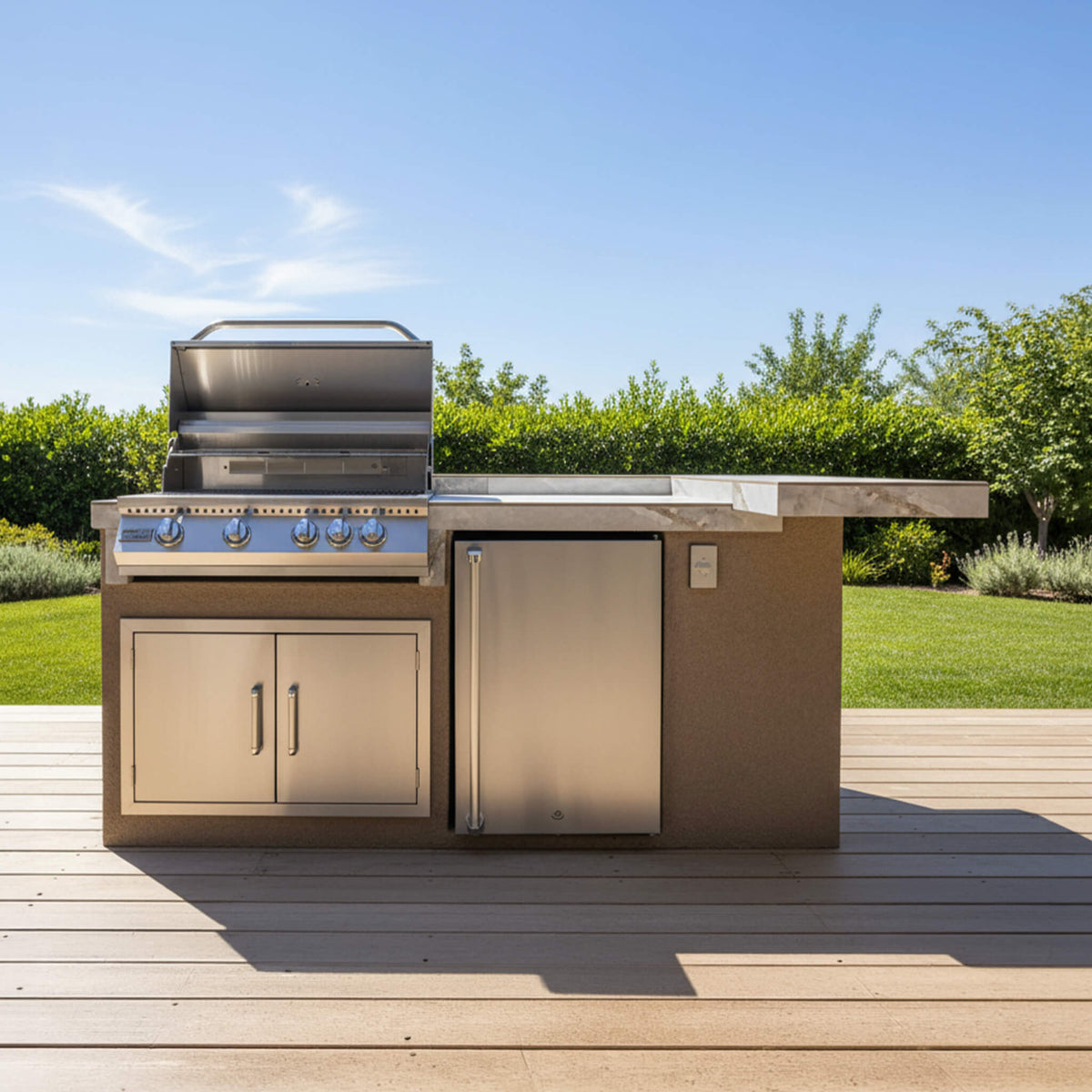 KoKoMo Grills St. John 7'6" BBQ Island