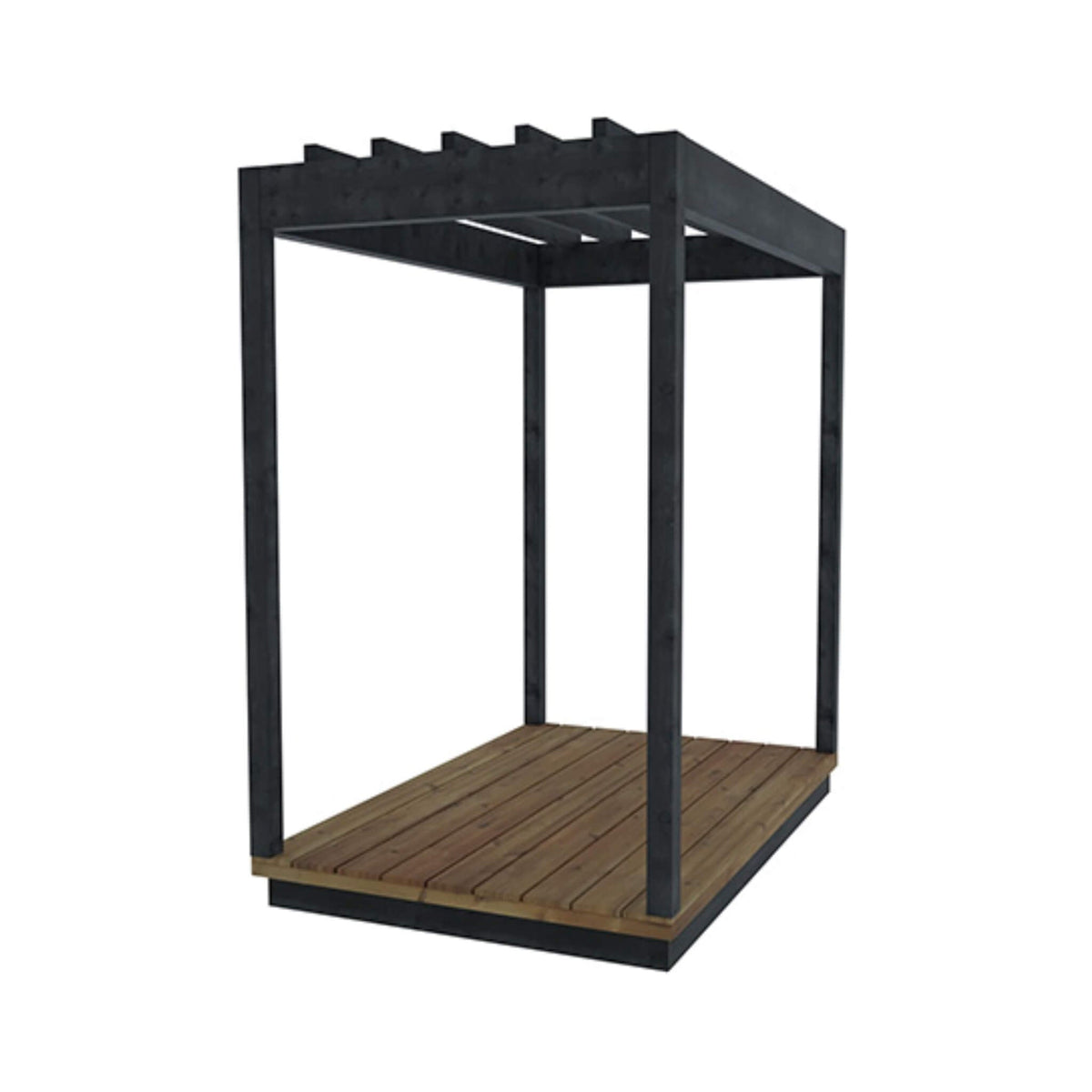 ThermaSol Nordic Misty Expandable Wood Pergola