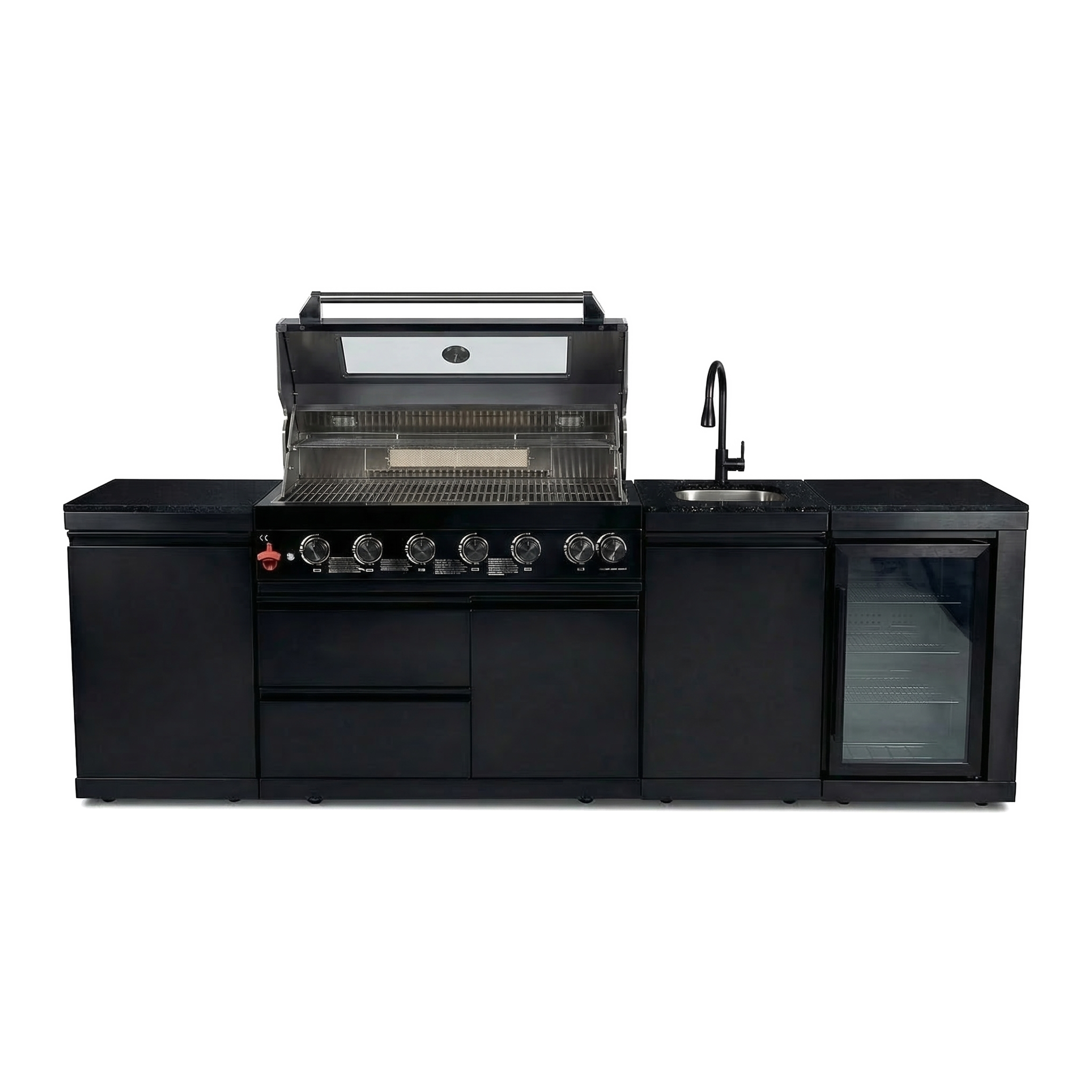 98" Stainless Steel Gas Outdoor Kitchen