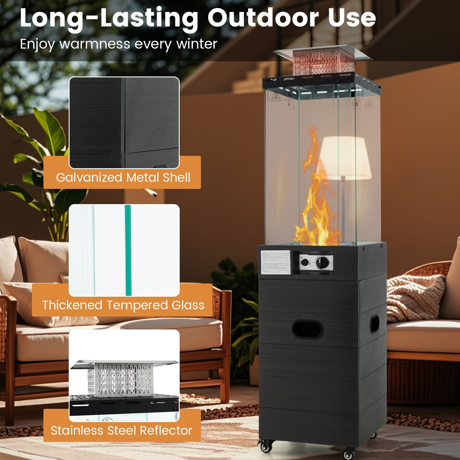 DirectDeals 40,000 BTU Propane Patio Heater
