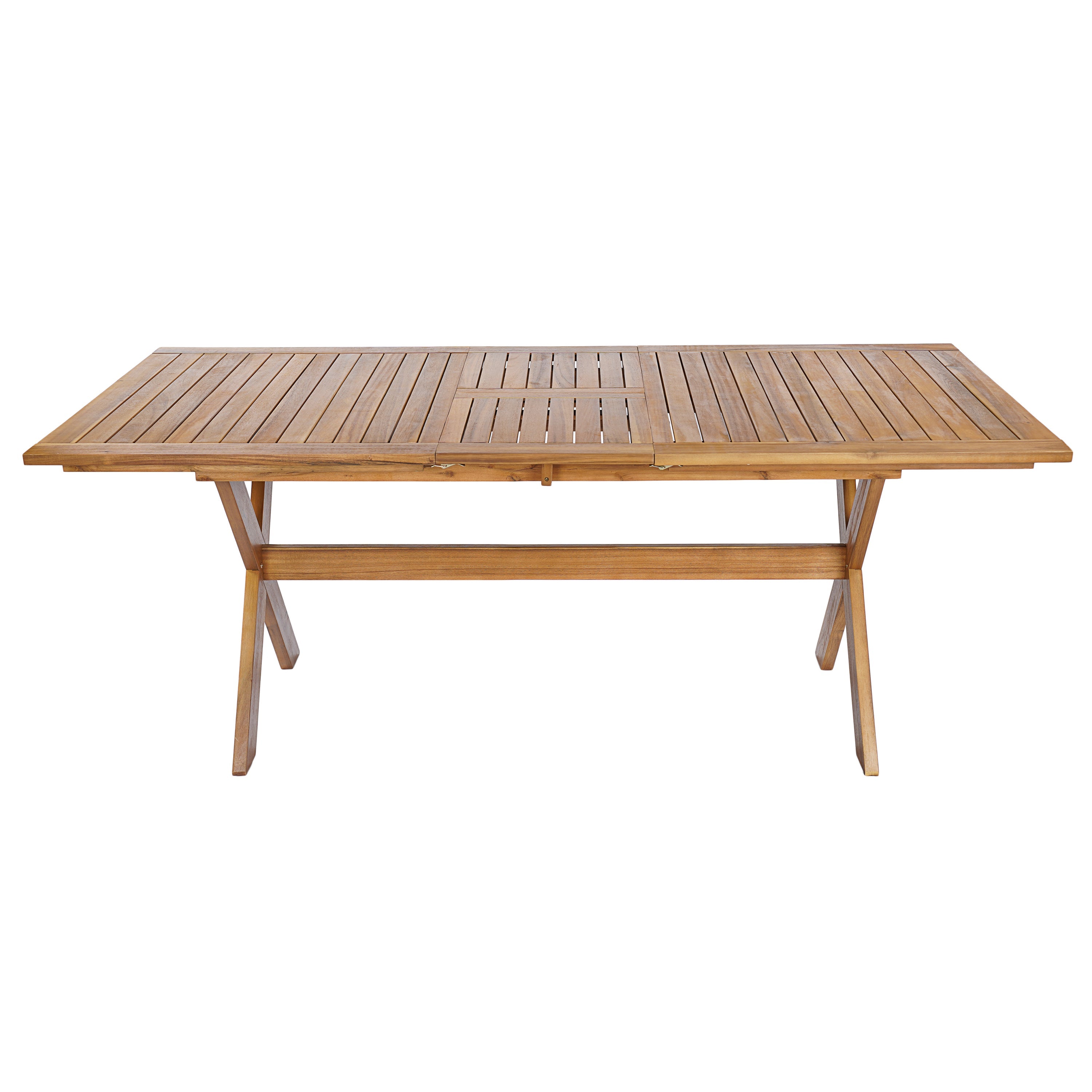 7-Piece Acacia Wood Outdoor Dining Set with Cushions