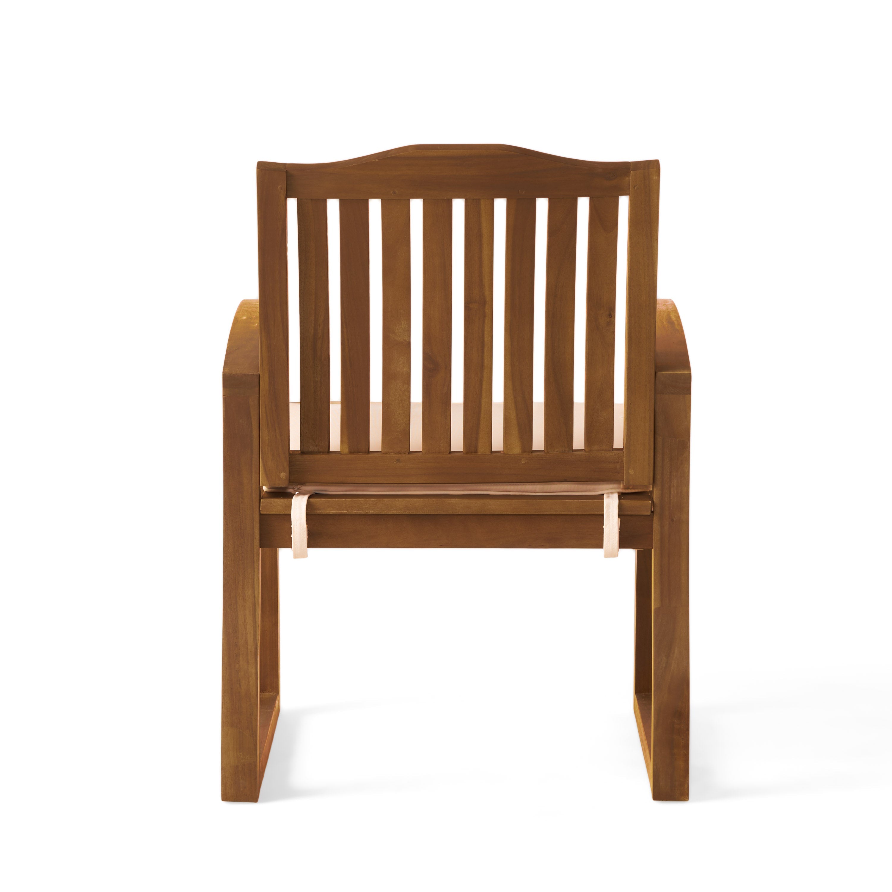 7-Piece Acacia Wood Outdoor Dining Set with Cushions