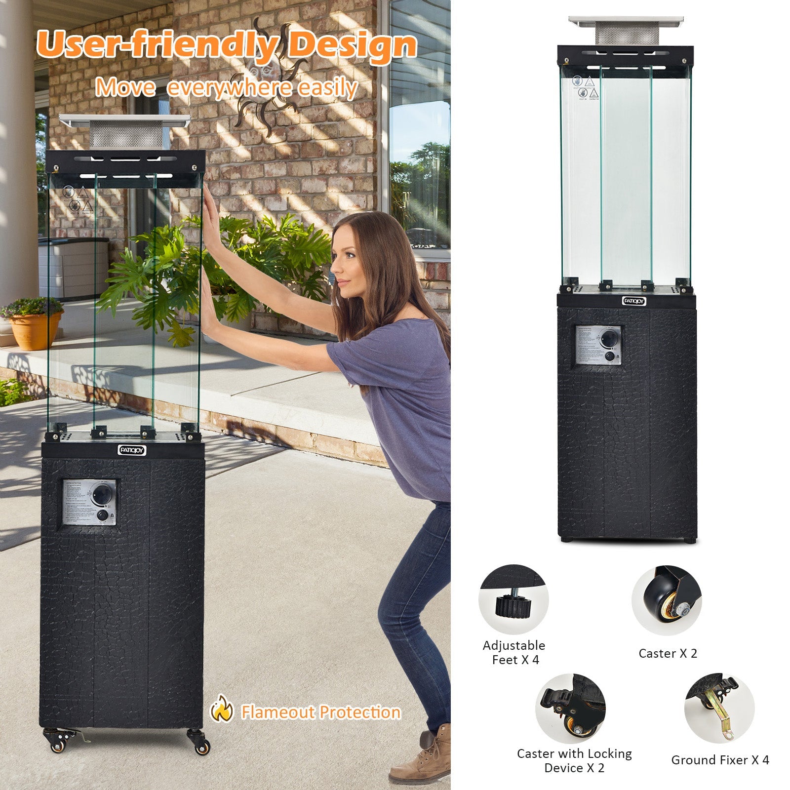 DirectDeals 41,000 BTU Propane Patio Heater