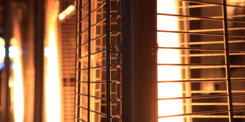 89" Tower Flame Propane Patio Heater - Stainless Steel (41,000 BTU)