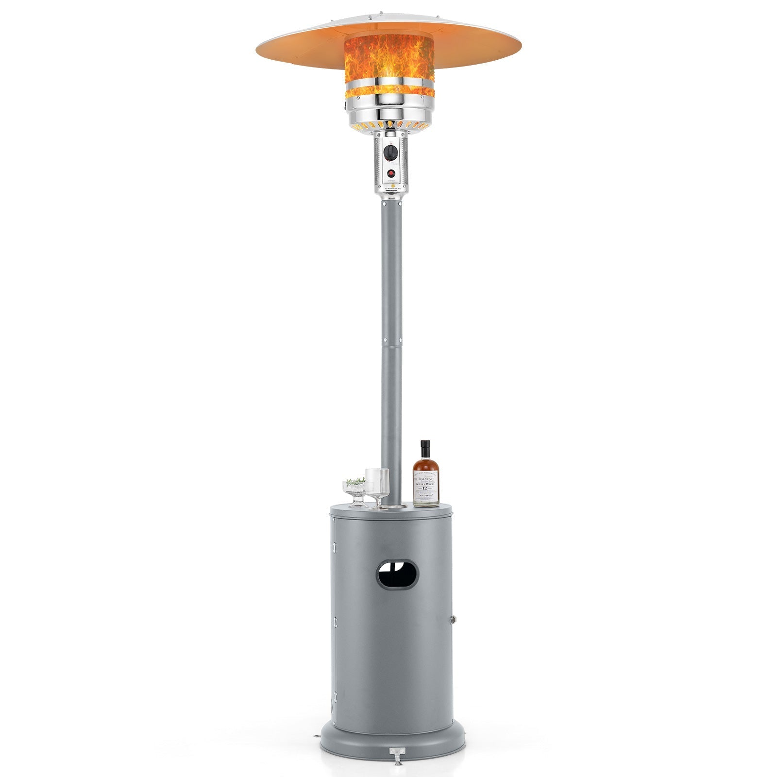 DirectDeals 50,000 BTU Propane Patio Heater with Round Table