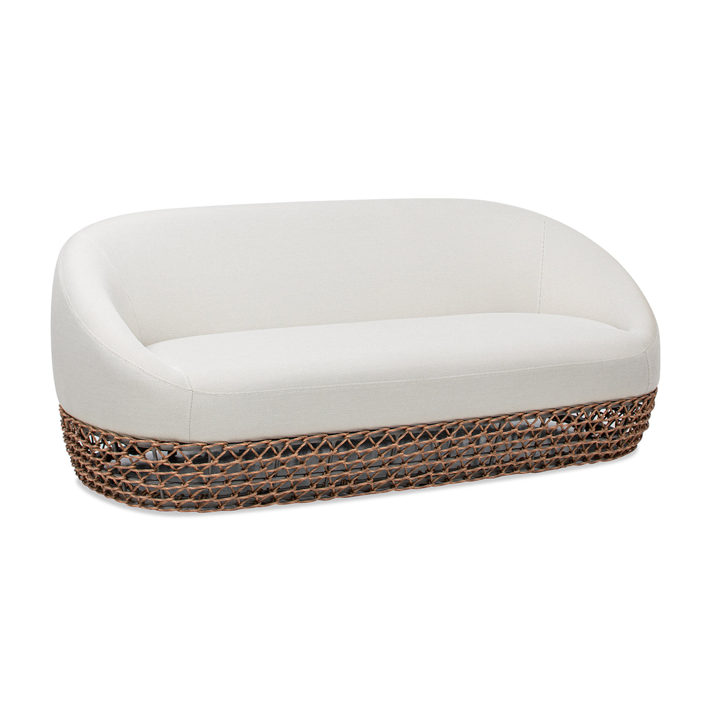 Willow 71" Woven Patio Deep Seating Sofa