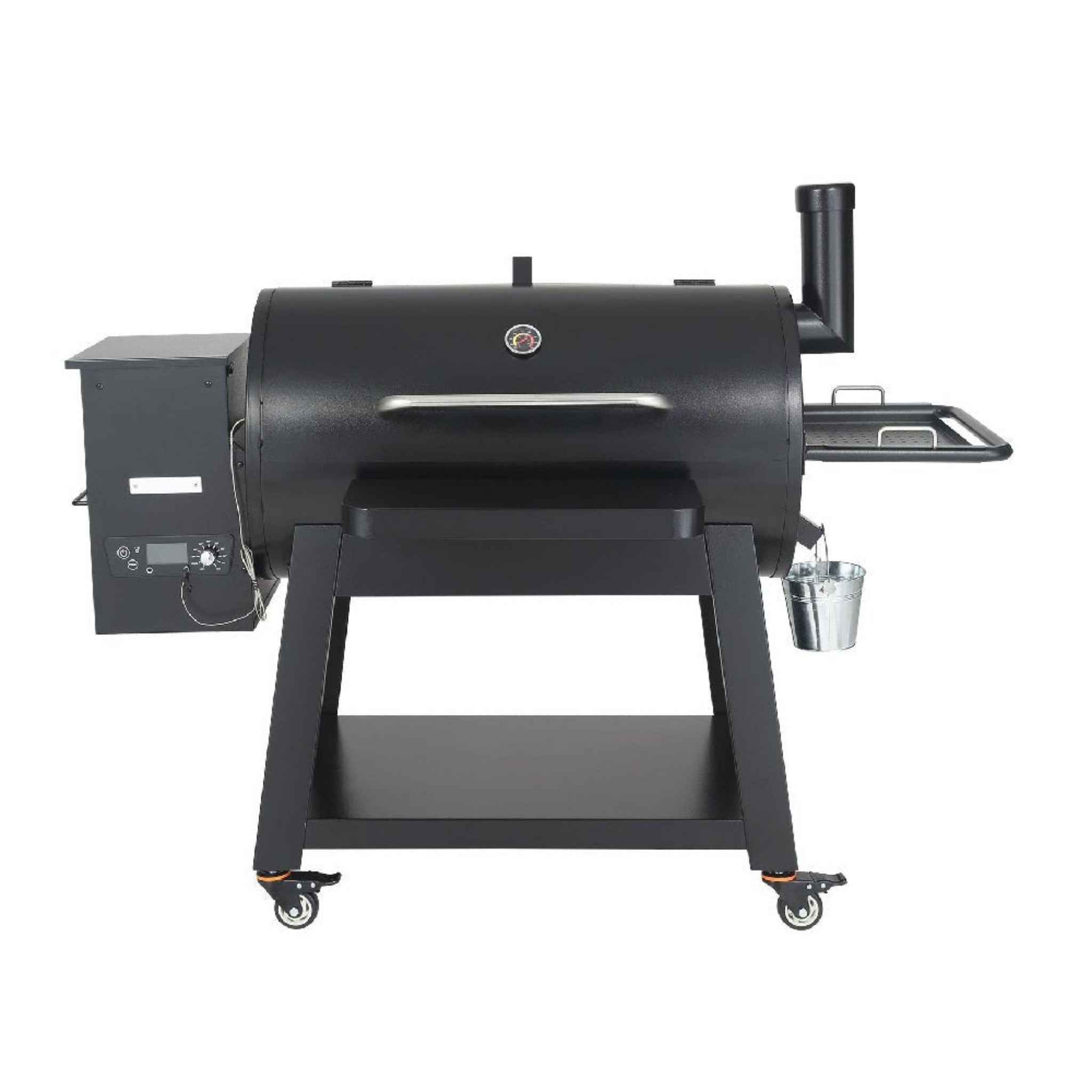 Saksby 62" Heavy Duty Portable Wood Pellet BBQ Grill with Cart