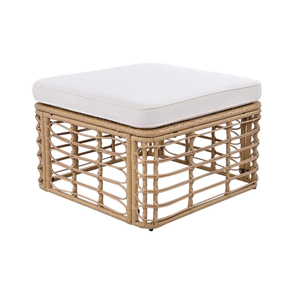 7-Piece Outdoor All-Weather Rattan Patio Sofa Set with Cushions