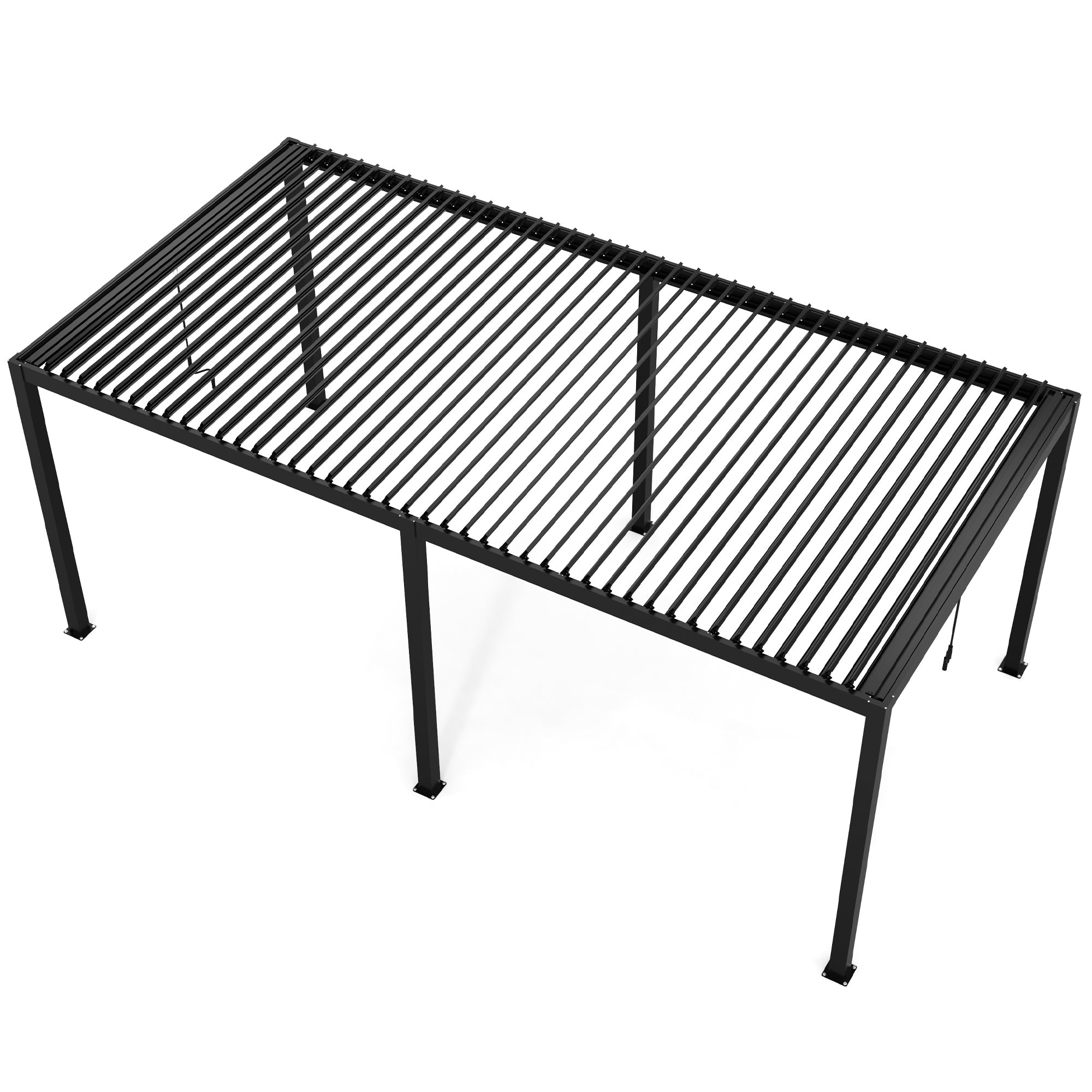 8640E Louver Pergola 10x19FT