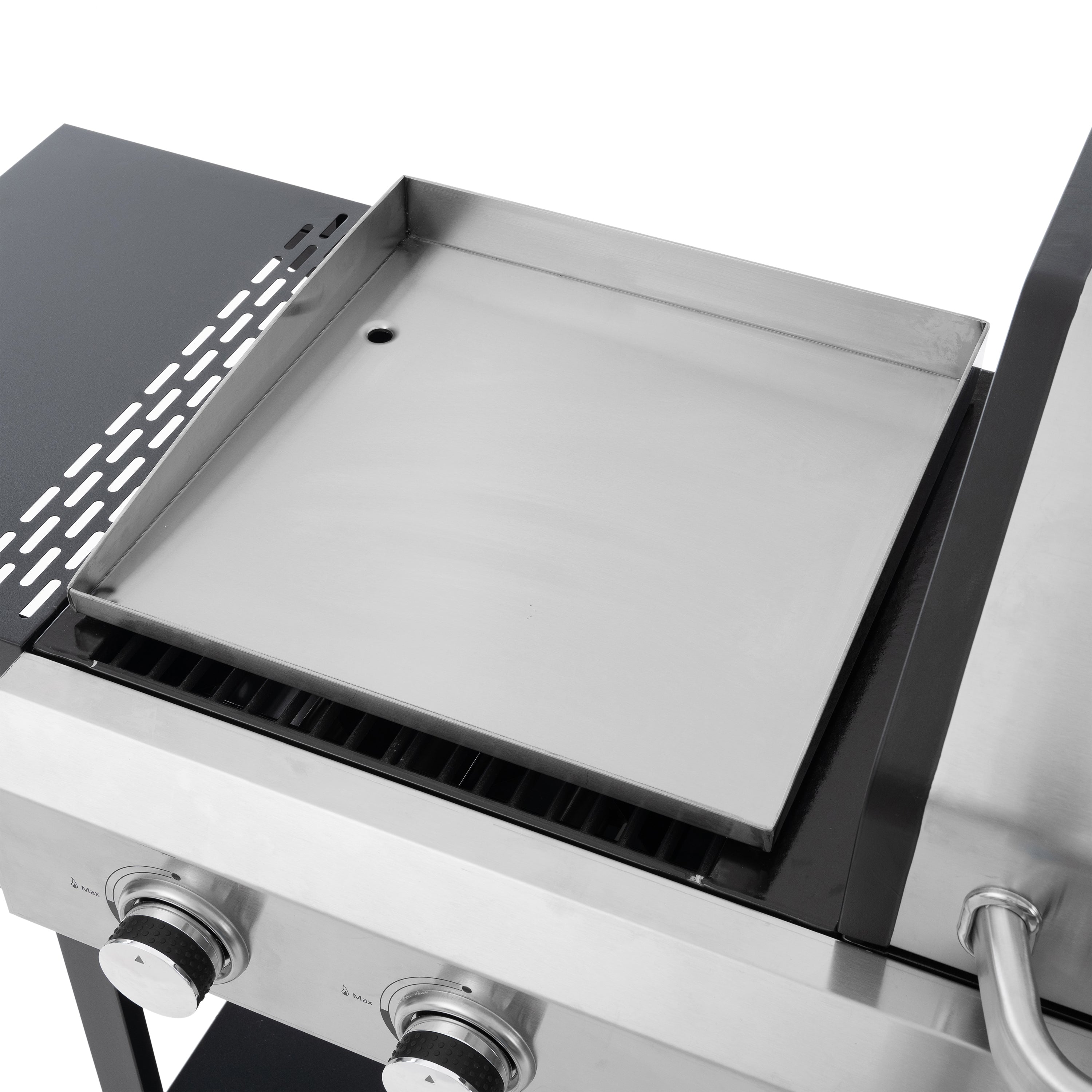 2+2 Multi-Function Gas Grill and Griddle Combo with Cover