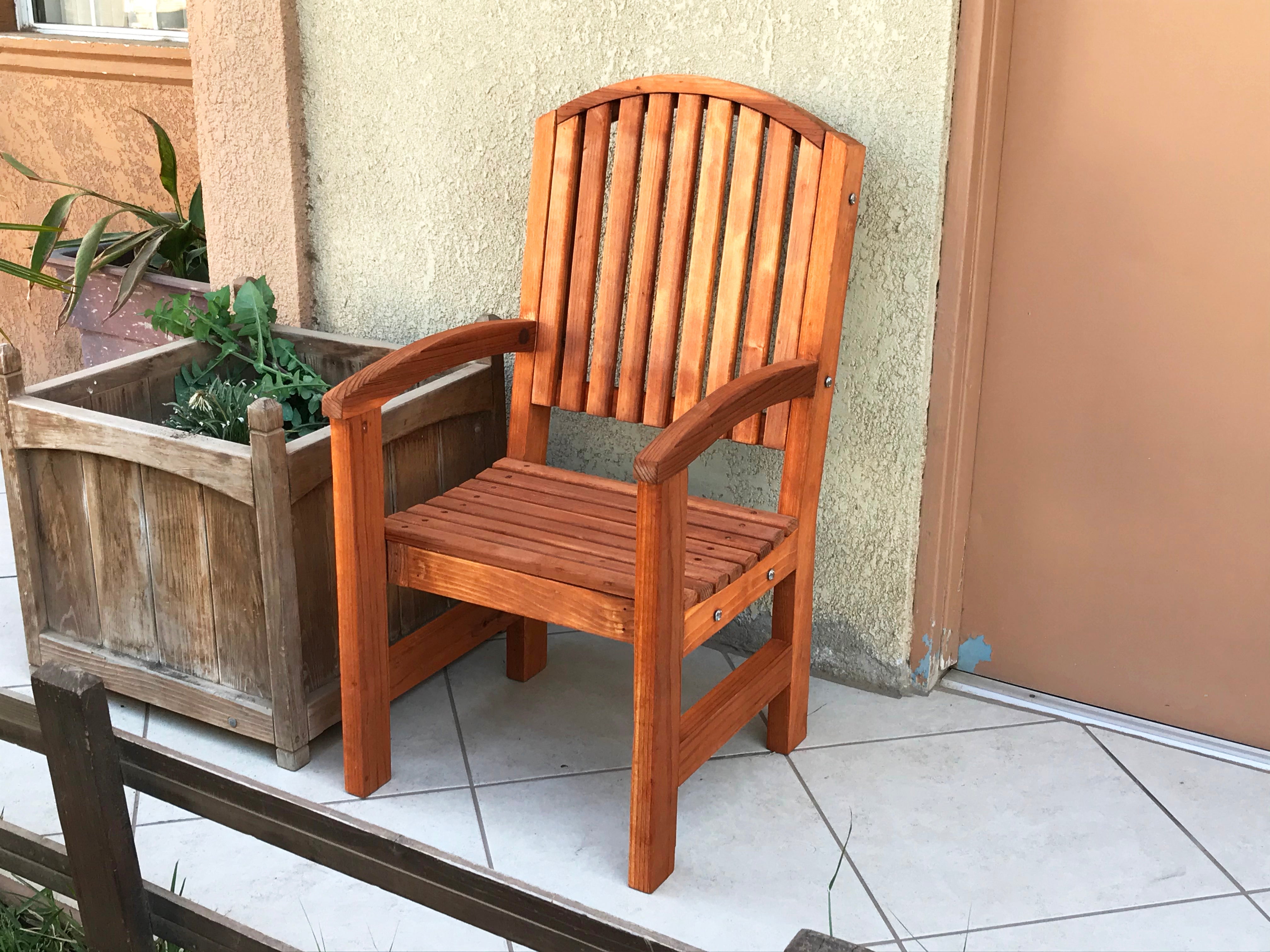 Best Redwood Solid Dining Chair