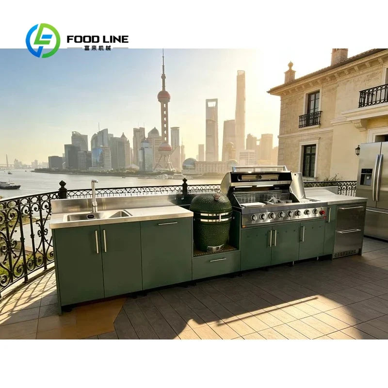 Custom Stainless Steel Outdoor Kitchen Cabinets (Model SC-Z)