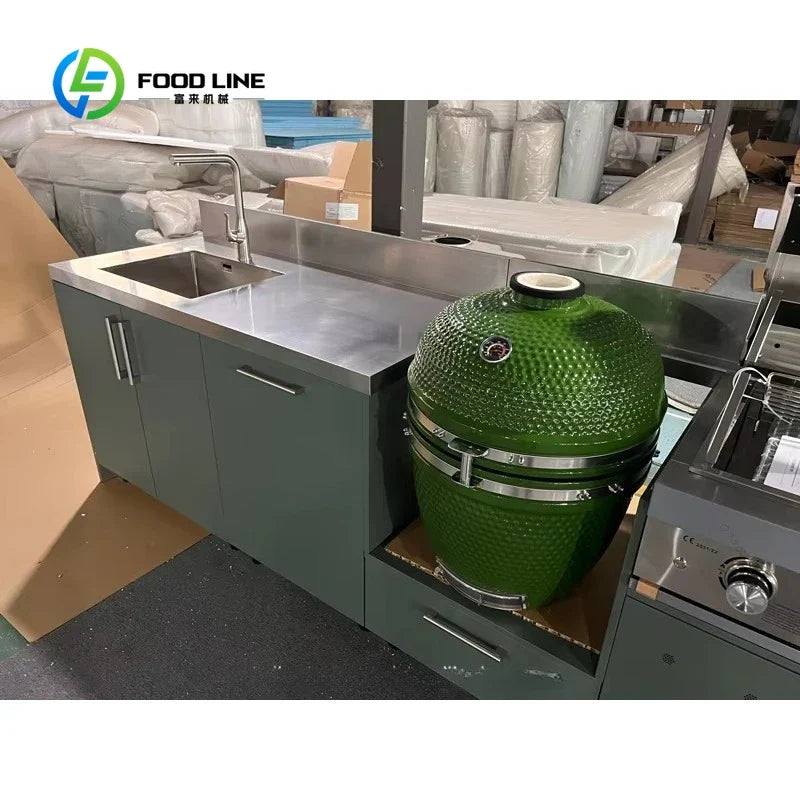 Custom Stainless Steel Outdoor Kitchen Cabinets (Model SC-Z)