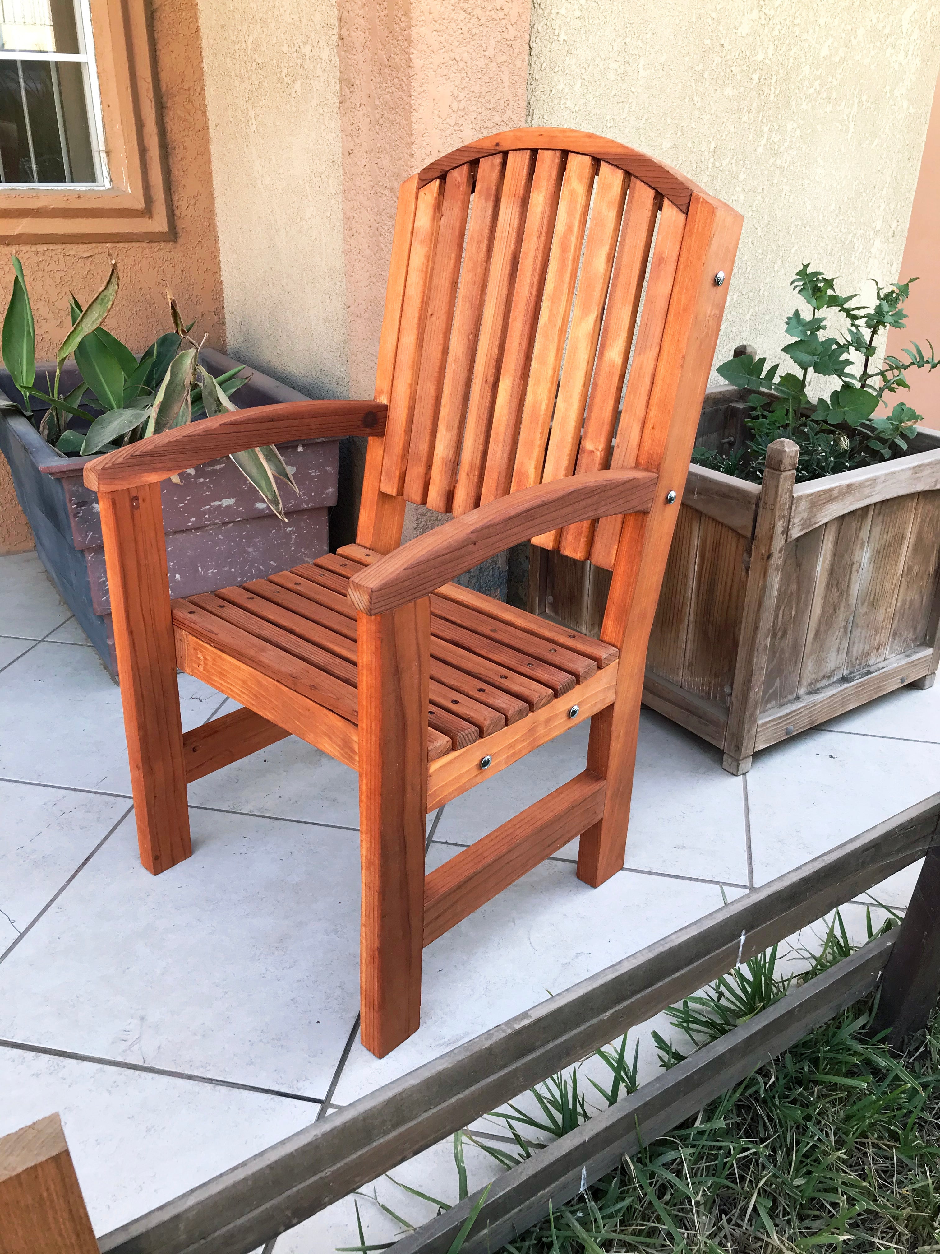 Best Redwood Solid Dining Chair