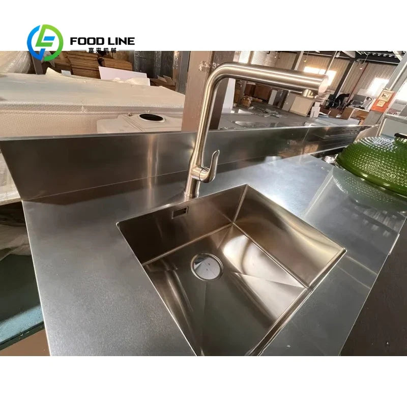 Custom Stainless Steel Outdoor Kitchen Cabinets (Model SC-Z)
