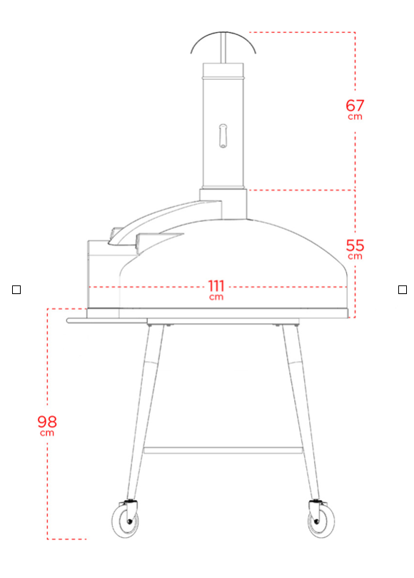 Red Rock 100 Wood-Fired Stone Oven