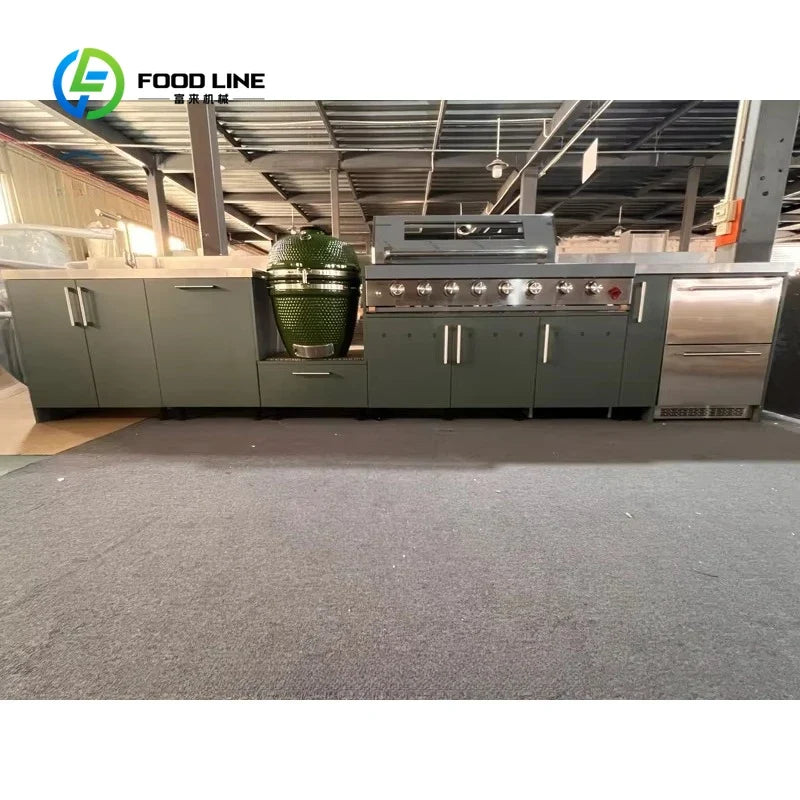 Custom Stainless Steel Outdoor Kitchen Cabinets (Model SC-Z)