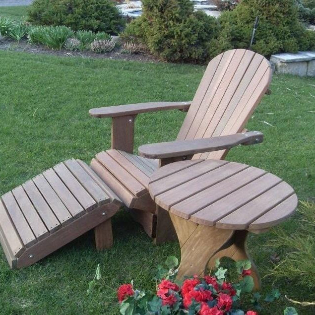adirondack chair and side table