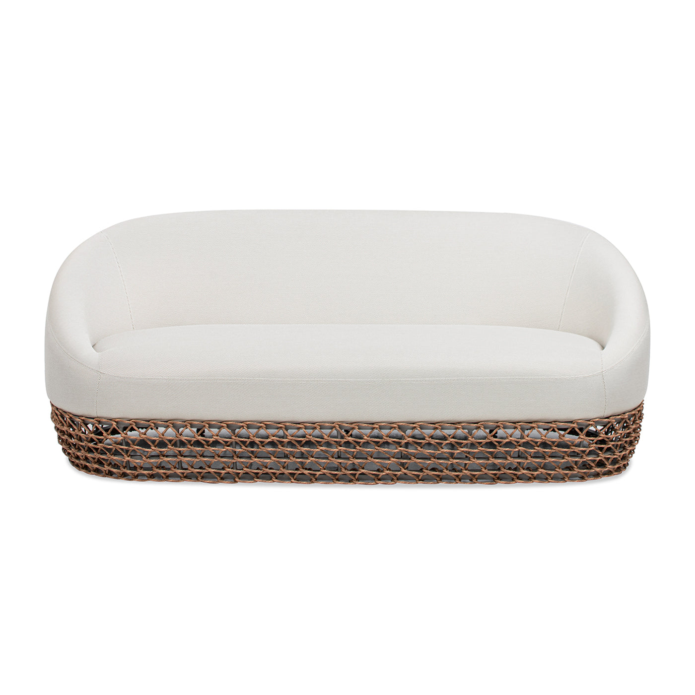 Willow 71" Woven Patio Deep Seating Sofa