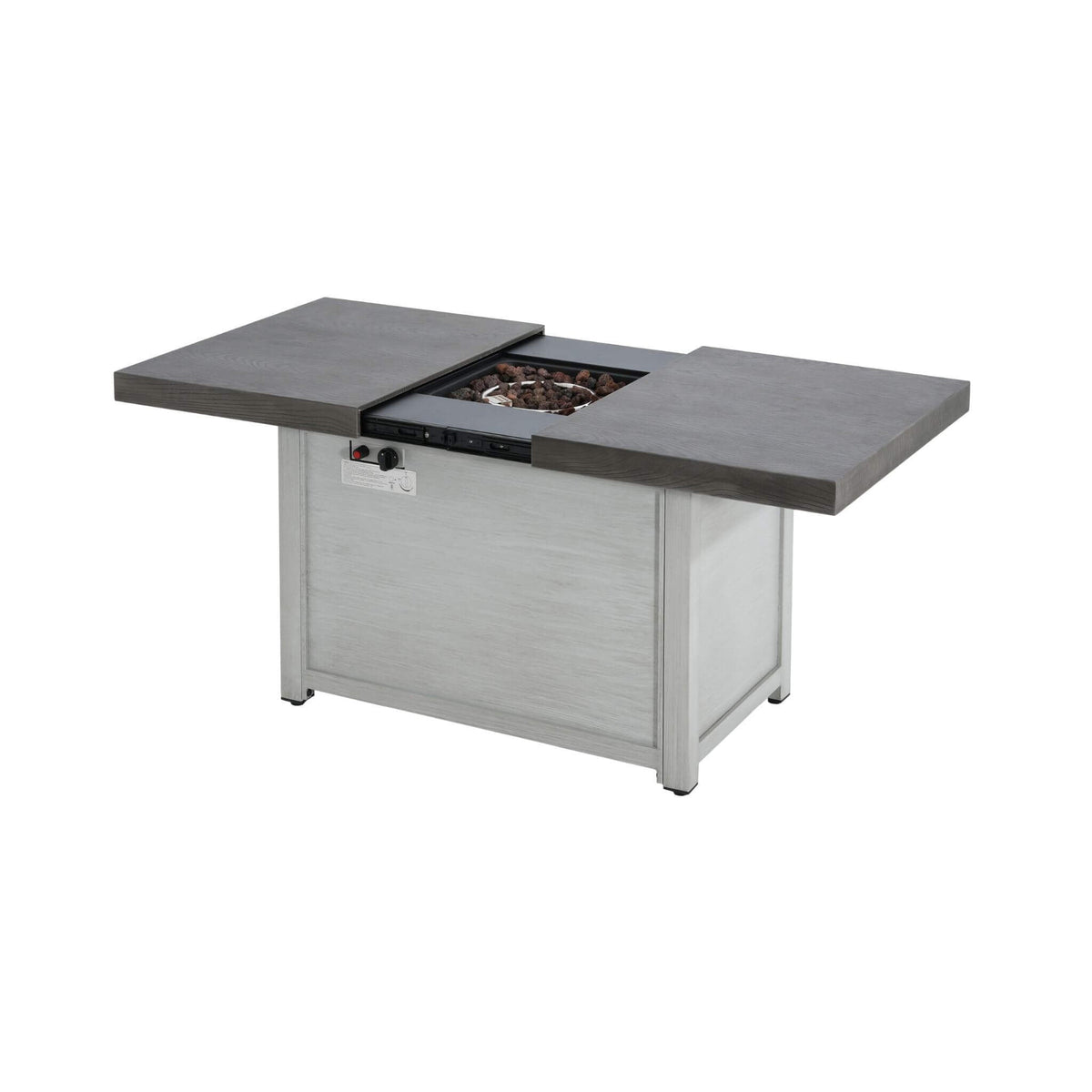 Alora Premium 50,000 BTU Rectangle Outdoor Aluminum Fire Pit Table