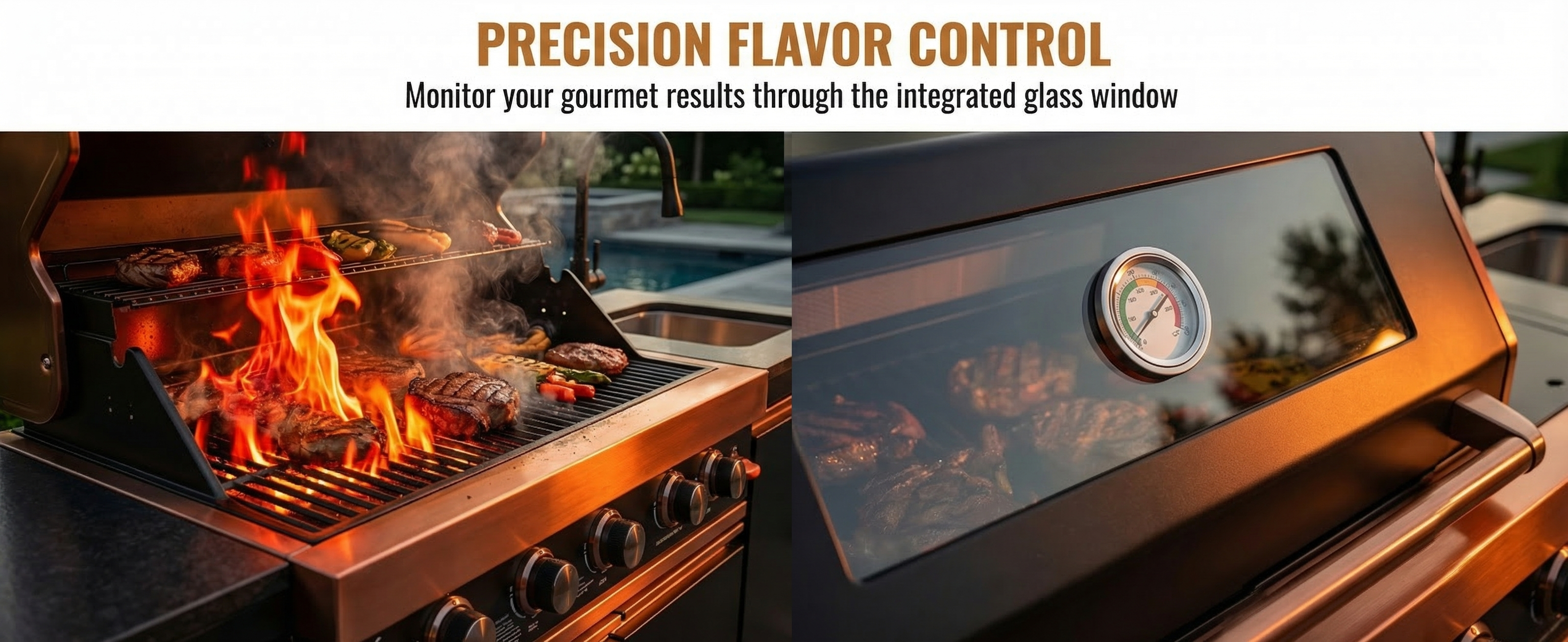Title 84.7" Stainless Steel Outdoor Kitchen Grill