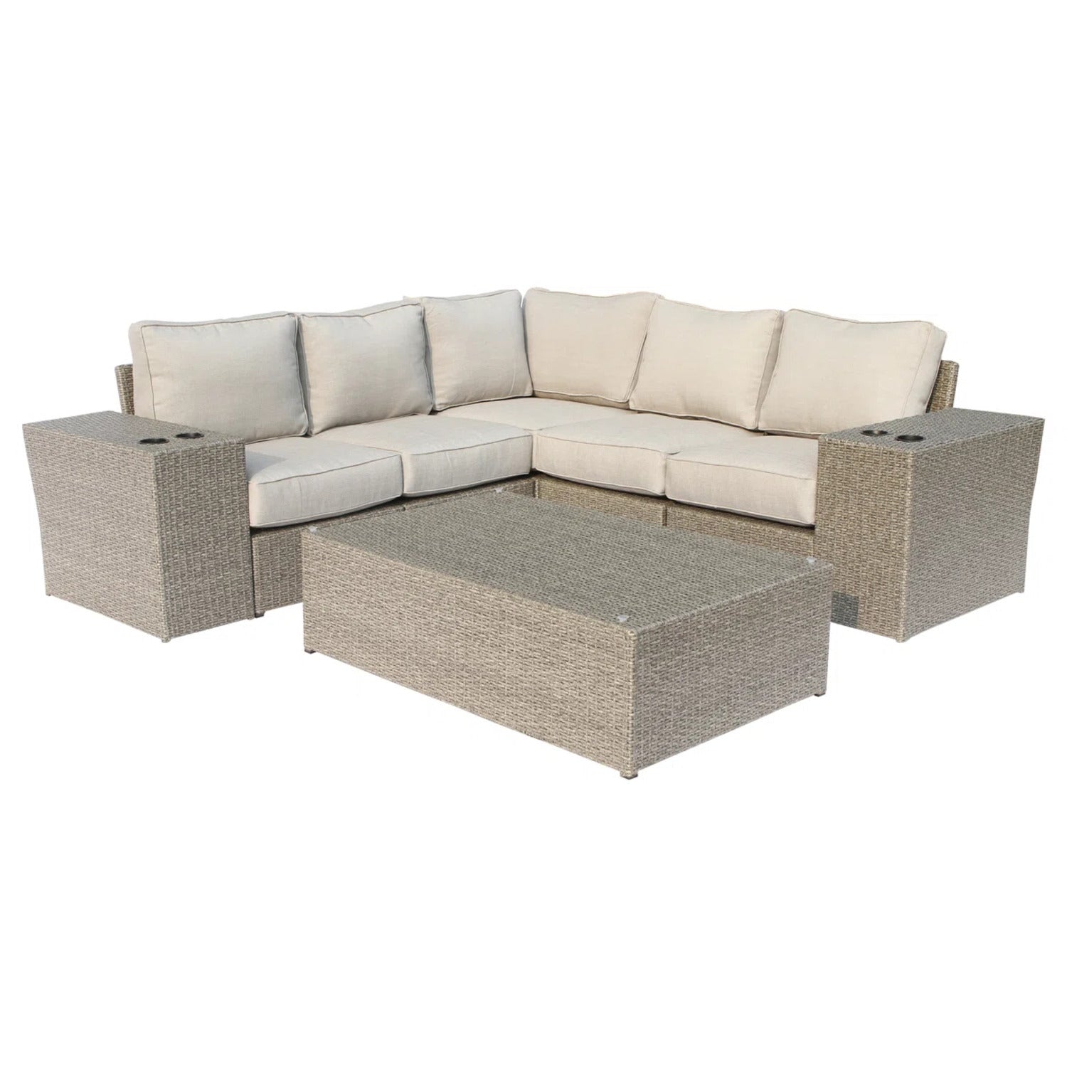 8-Piece Modular Outdoor Sectional Set