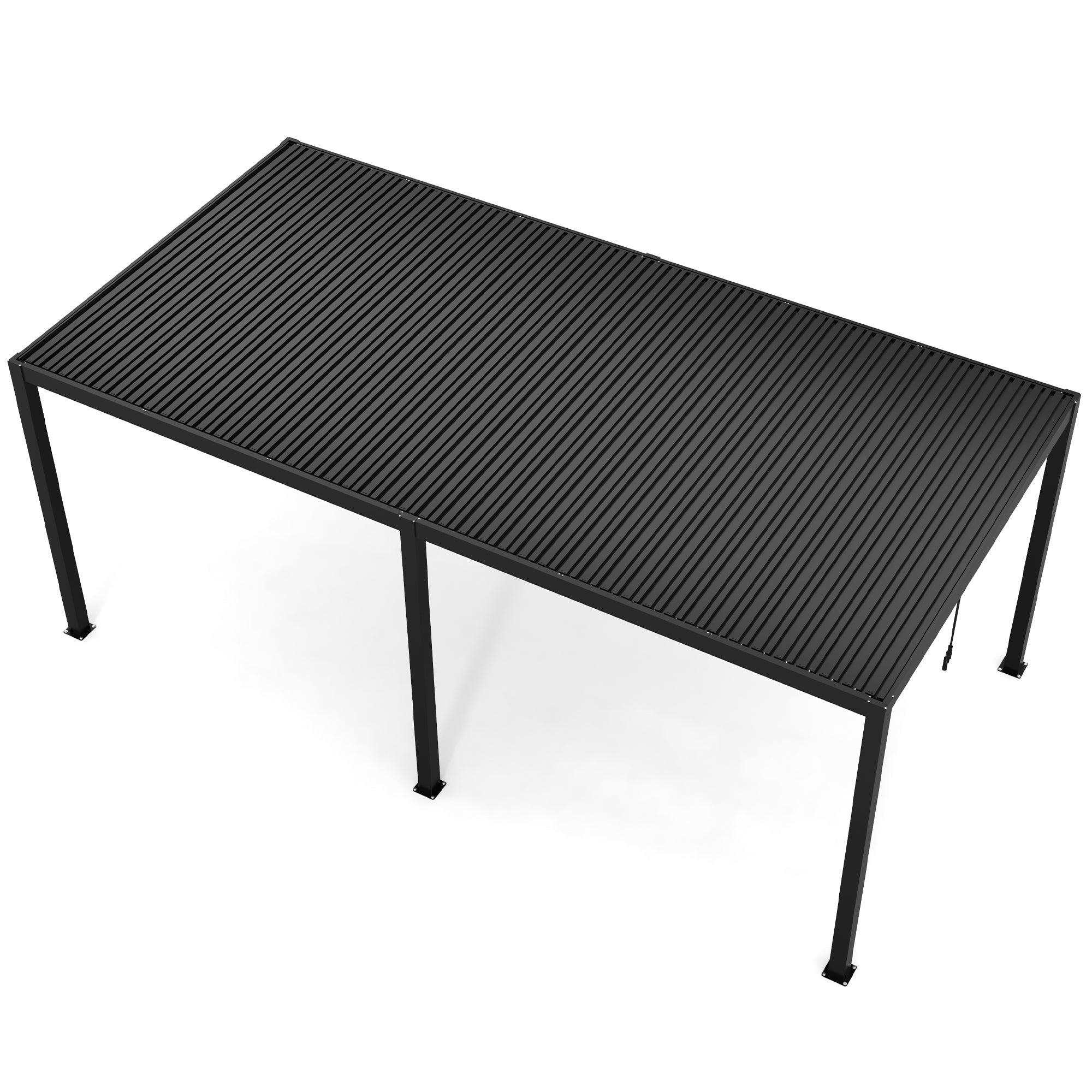 8640E Louver Pergola 10x19FT