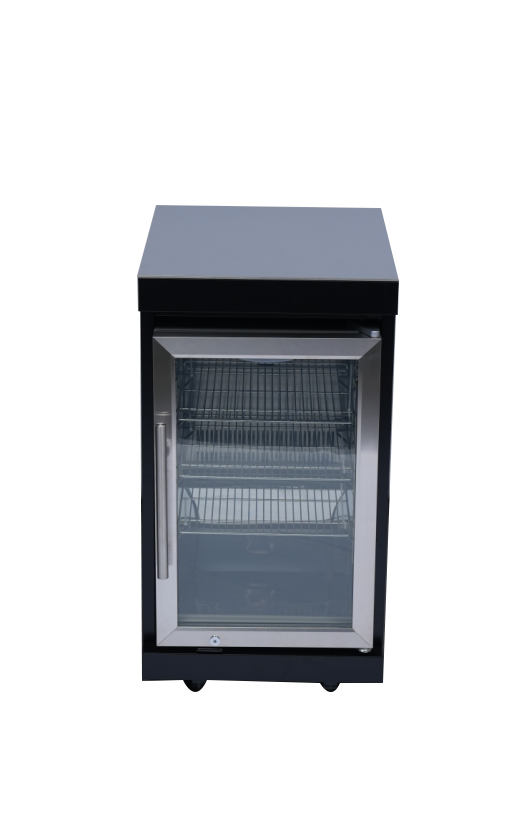 85" Stainless Steel Outdoor Kitchen Grill Island with Wine Cooler