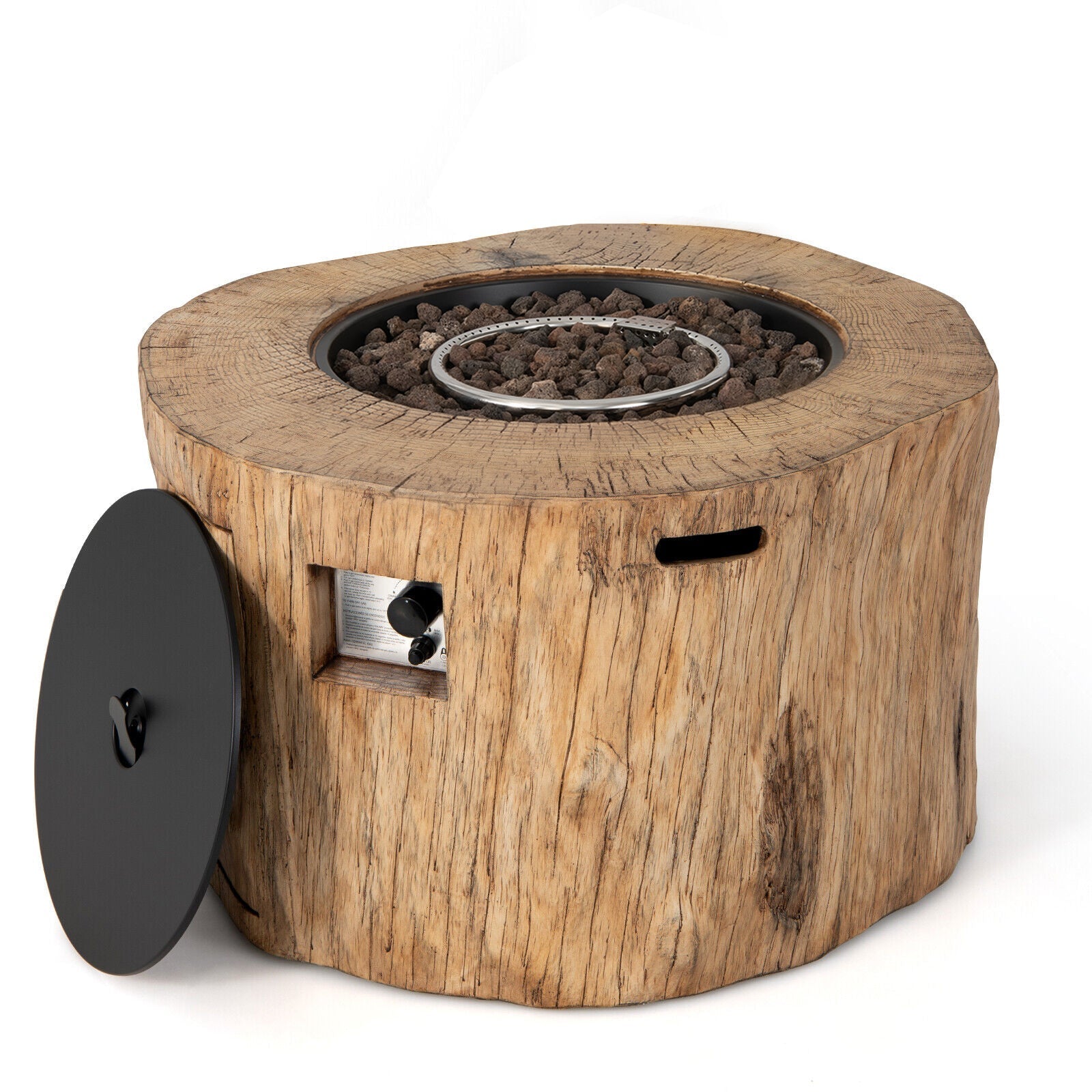 DirectDeals 40" Round Propane Gas Fire Pit Table